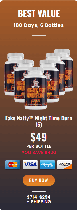 Night Fat Burn  6 Bottle